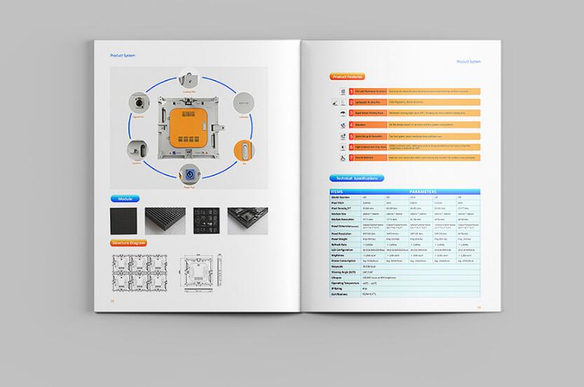 LED顯示屏行業(yè)畫冊設計案例欣賞 LED顯示屏行業(yè)畫冊設計案例欣賞