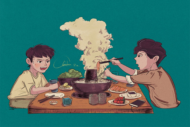 原創插畫桌盤紙設計案例欣賞,創意餐飲桌盤紙設計案例欣賞 原創插畫桌盤紙設計案例欣賞,創意餐飲桌盤紙設計案例欣賞