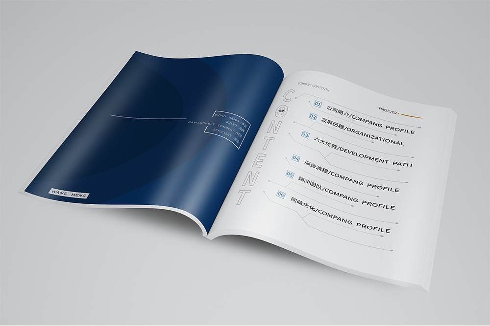 宣傳冊設計的排版使畫冊設計更加完美 宣傳冊設計的排版使畫冊設計更加完美