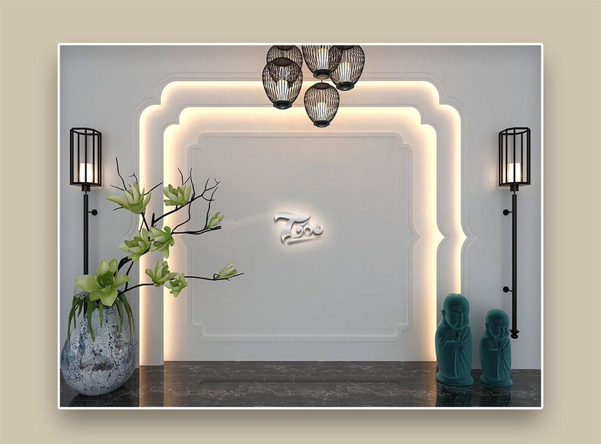 中式形象墻設計,中式形象墻設計公司