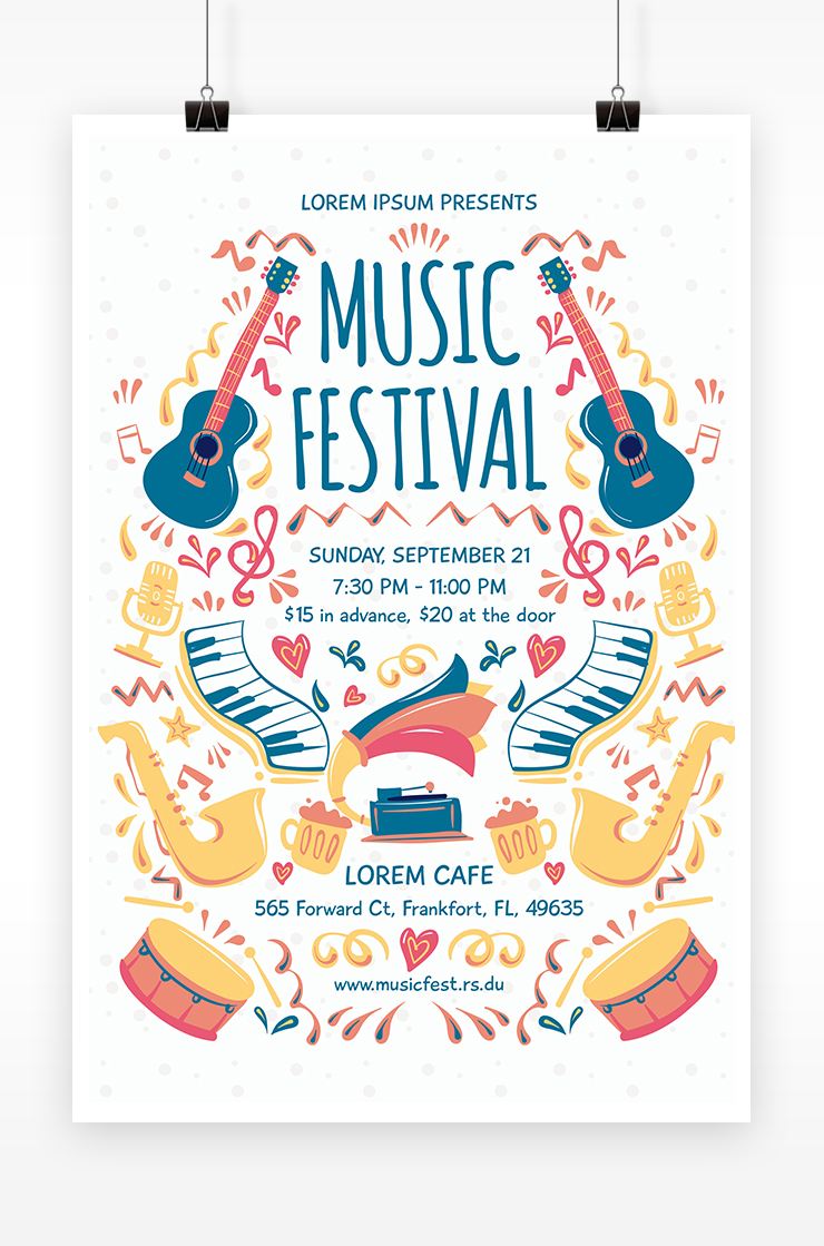 音樂節(jié)海報(bào)設(shè)計(jì)有哪些要點(diǎn)？海報(bào)設(shè)計(jì)有哪些注意事項(xiàng)？